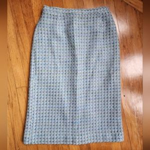 Vintage tweed pencil skirt
